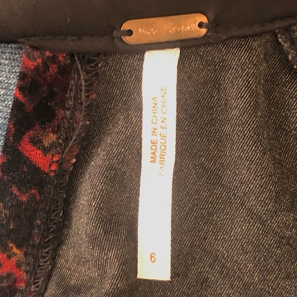 NWT Free People Onyx Velvet Open Back Romper 6 - Picture 10 of 10